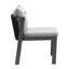 Haymark Metal Outdoor Dining Side Chair with Cushion