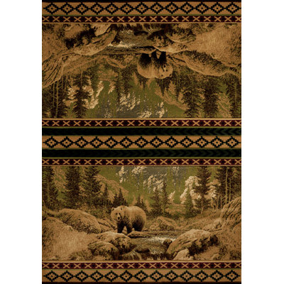 Tapis brun Zanowitz