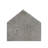 Geometric Hourglass-Shaped MDF Side Table
