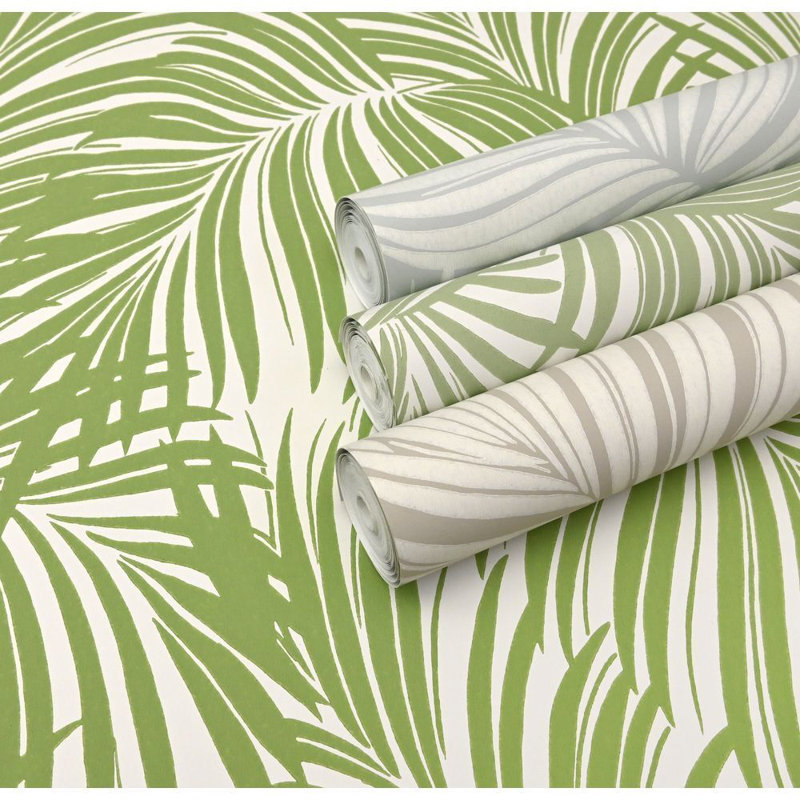 Palm Leaf Wp - Mist, Mist
