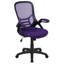 High Back Mesh Ergonomic Swivel Office Chair with Flip-up Arms-1435662530