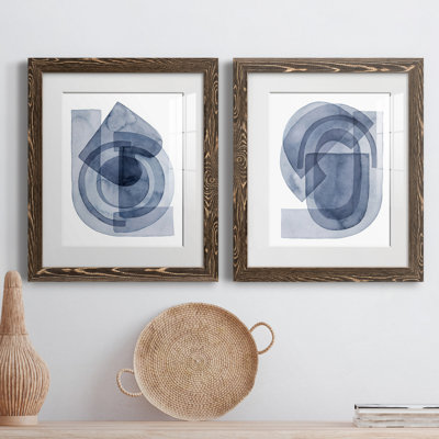 " Cool Gears I " 2 - Pieces Painting Print
