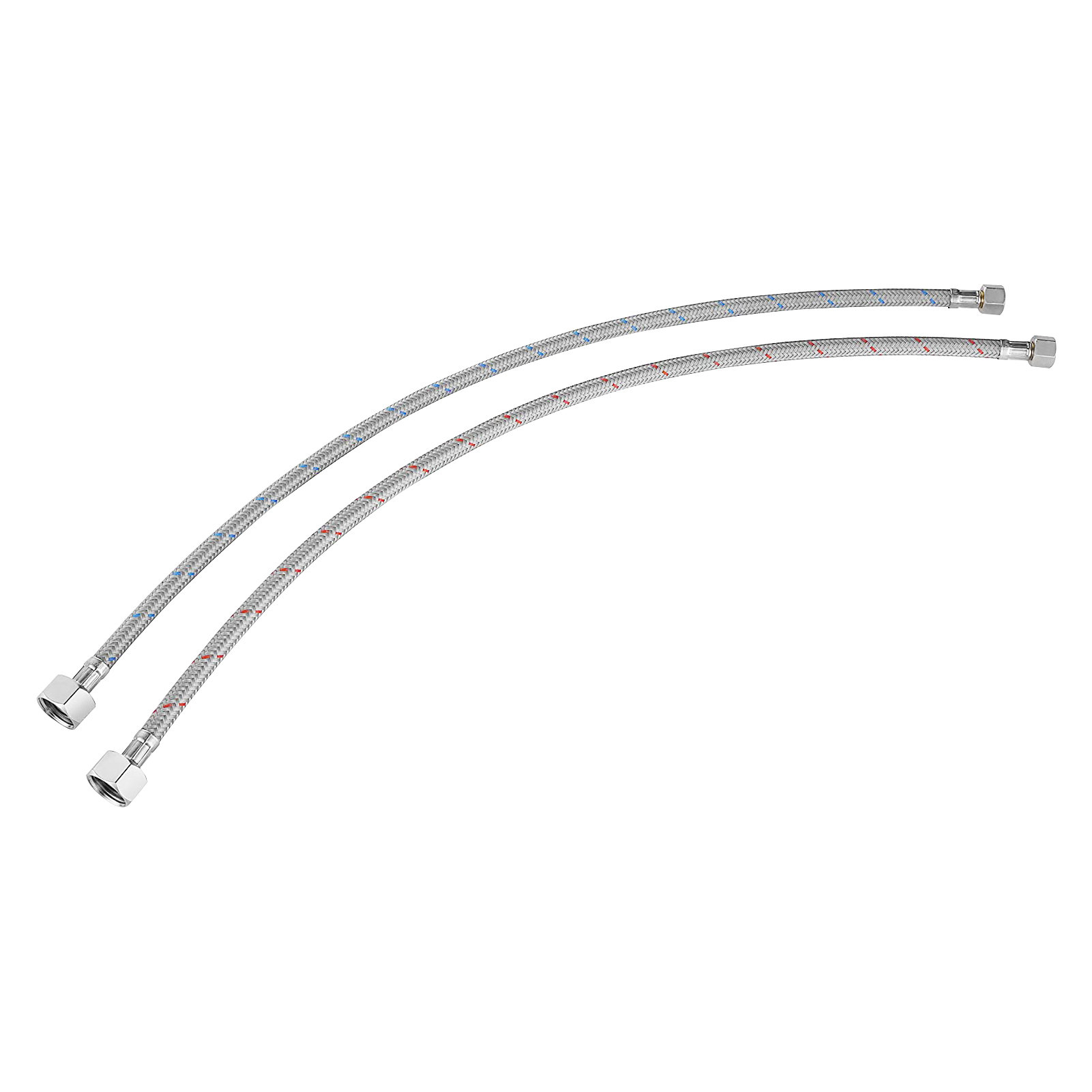 Parlos Home 24 Inch Faucet Water Supply Lines Cupc Certified With 9/16 ...
