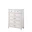 Ensemble de chambre avec grand lit 4 pièces Anahat X - Blanc-133011016
