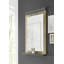 Jackeline Flat Wall Mirror with Shelves-69936411-69936412