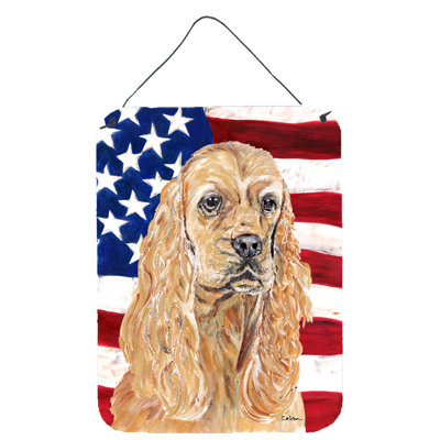 Impression de drapeau américain sur plaque