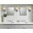 Derring Recessed Frameless Medicine Cabinet with 2 Adjustable Shelves and Interior Mirror