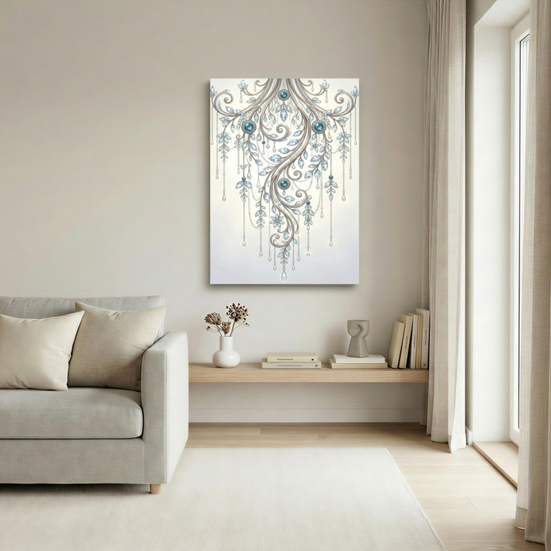 Ensemble élégant d'une toile murale florale, H 40 po x l 28 po, Wrapped Canvas
