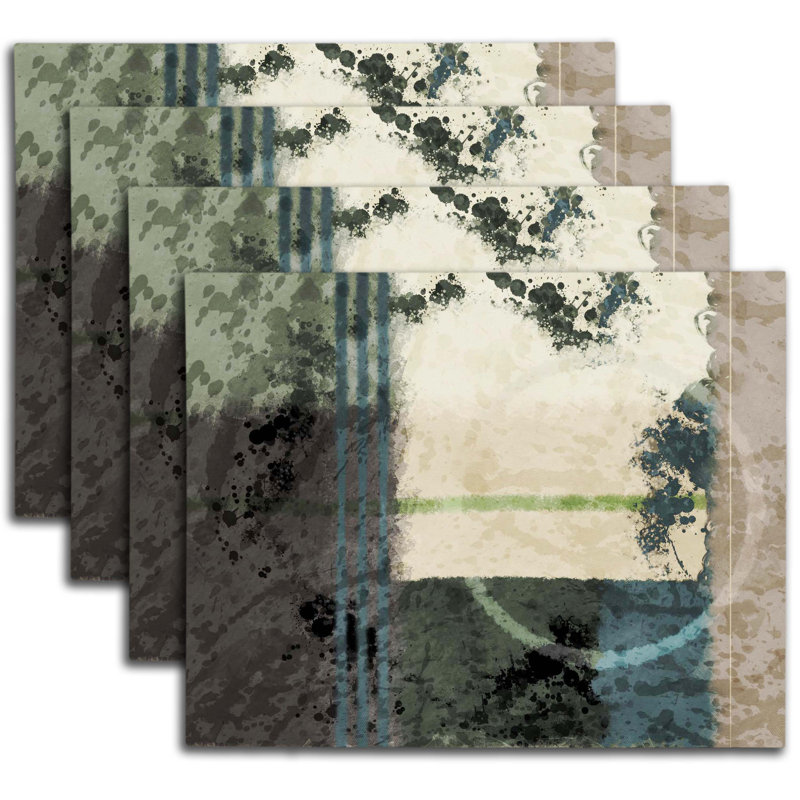 Napperon abstrait en polyester