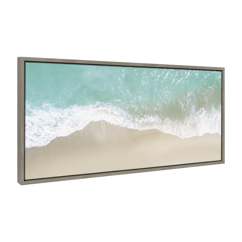 Ocean Beach Fantasy by The Creative Bunch Studio Framed Canvas Wall Art Print