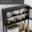 Grand garde-manger de 63 po avec prise de courant, huche de cuisine et armoire de cuisine avec tablette à micro-ondes Nyyear-980983334