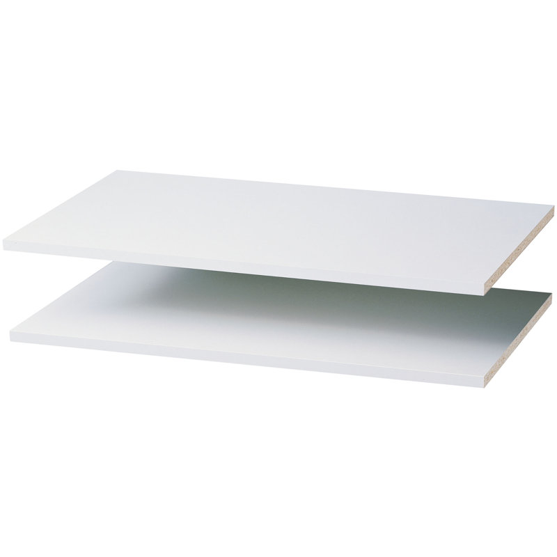 Grid 35" W Shelving, White