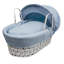 Moses Basket With Stand with Bedding with Mattress