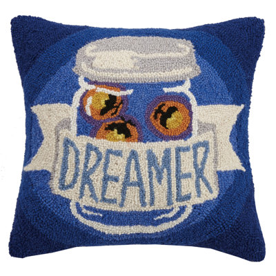  Dreamer Wool Throw Pillow