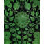 Overdyed Hand-Knotted Wool Modern-Contemporary Green Runner 2' 7" x 8' 8"
