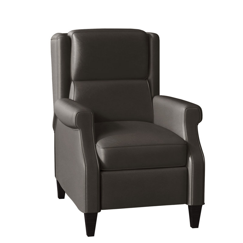 Gallaway Recliner, Aline Fumo Genuine Leather, Plantation, Power