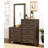 Commode double 5 tiroirs avec miroir Marylu