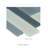 Meridian Shale Blue 12 in. x 12 in. Glossy Glass Interlocking Mosaic Wall Tile-121785725