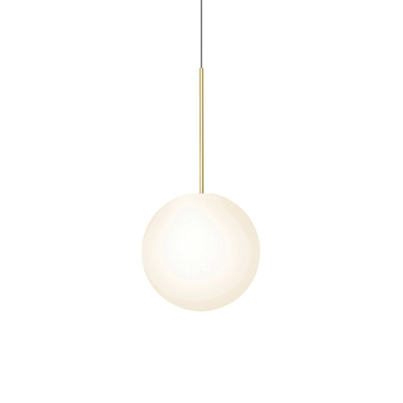Luminaire suspendu sphère Bola, Laiton, H 24,4 po x l 12 po x P 12 po