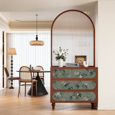 French  tempered glass screen cabinet