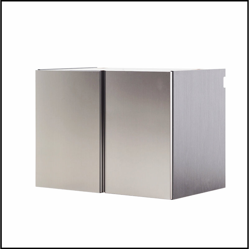 Armoire de garage murale gris Nova Series avec portes à fermeture douce et compartiments de rangement profonds Nova