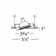 3.5625'' Shower Recessed Trim