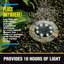 Stone Low Voltage Solar Powered Integrated LED Pathway Light Pack