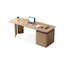 Bureau en chêne manufacturé rectangulaire avec 3 tiroirs-108613048-108613047