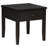 Sutter Distressed Java 1-drawer Square End Table