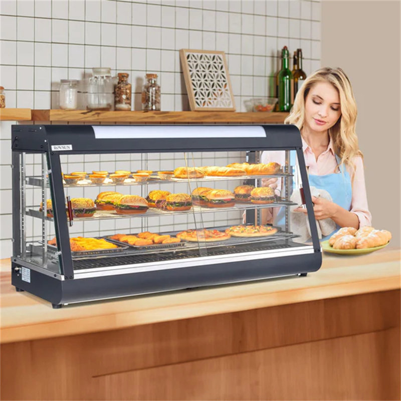 Vitrines à 3 niveaux 48 pouces 1800W 110V