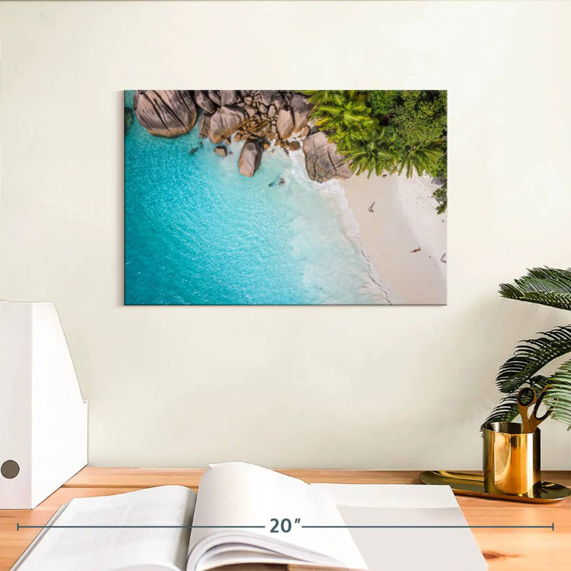 Gillard Shark Beach Seychelles, 8" H x 12" W