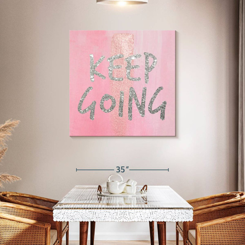 Tergel Keep Going III, 39" H x 39" W