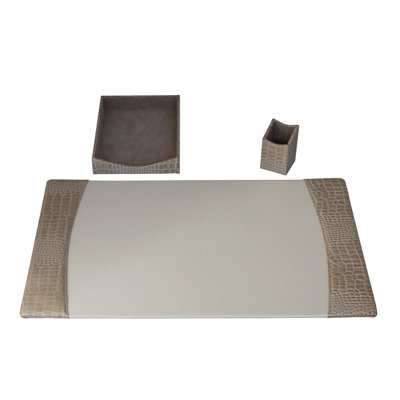 Reeves Leather Desk Organizer Set
