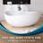 63'' x 39" Freestanding Soaking Solid Surface Bathtub Bathroom tub-112293224