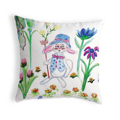 Outdoor Reversible Throw Pillow