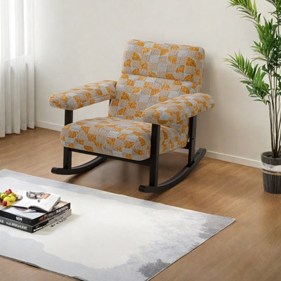 Chaise berçante ergonomique et confortable