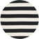 Brookvale Striped Hand-Woven Cotton Area Rug in Black/Ivory
