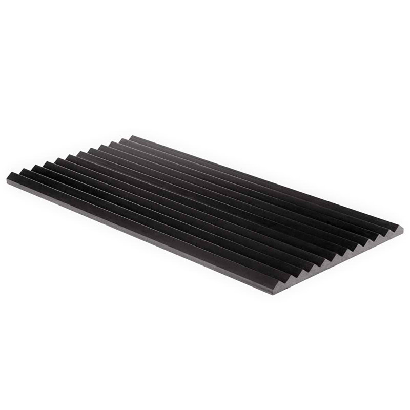 Stonework Black Jade 12x24 Marble Tile, Peak 3D Satin