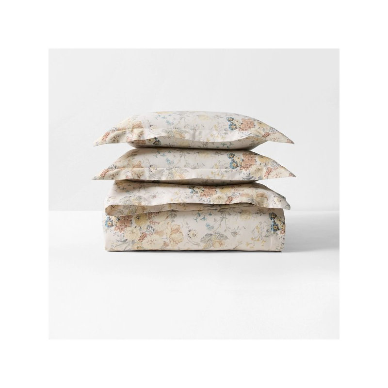 Gwynne Cream King Comforter Set, King Comforter + 2 King Pillowcases