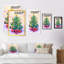 Magnifique arbre de Noël - décoration murale traditionnelle sur toile-598408536-598408515