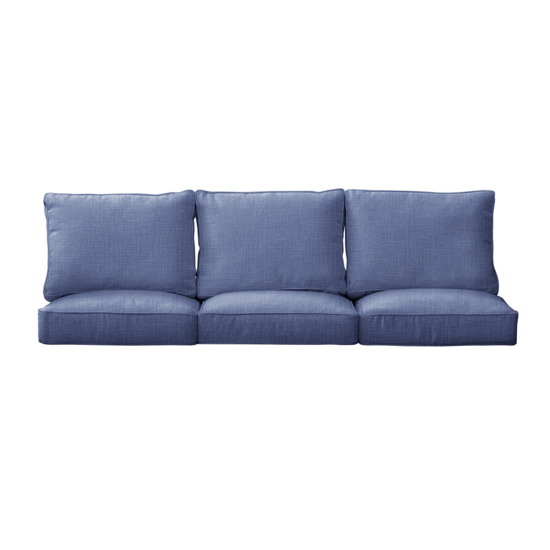 Outdoor Solid Deep Seating Sofa Cushion Set, 25 in W x 25 in D x 5 in H, Richloom - Rave Pool
