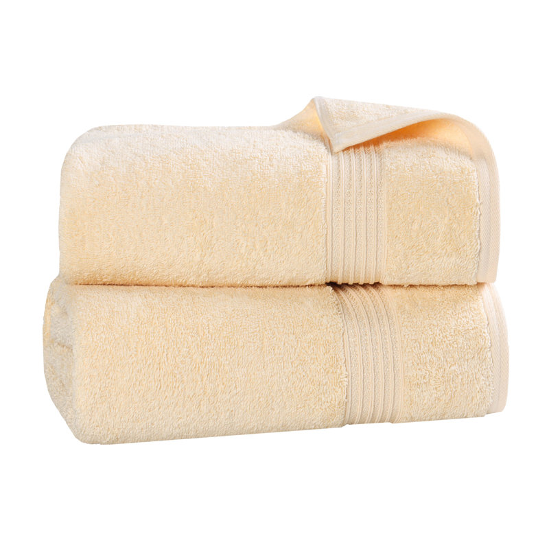 Ensemble de draps de bain ou de serviettes Oleg Heritage, Canari, Draps de bain - paquet de 2
