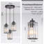 3 - Light Matte Black Cylinder Pendant