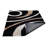Heller Hand Tufted Shag Polyester Eco-Friendly Area Rugs - 6 X 9, Rectangle, Black, Geometric Modern Design, High Pile Thick Handmade Anti Skid Area Rugs for Living Room, Bed Room-2131614790