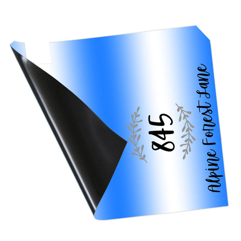 Boîte aux lettres magnétique personnalisée, Bleu