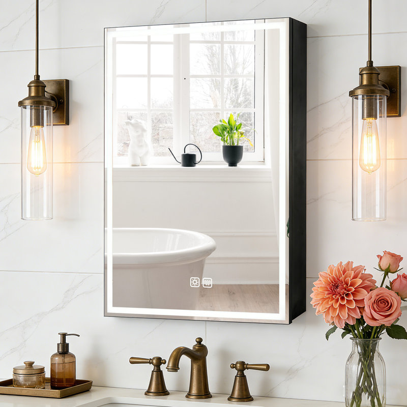 Armoire de toilette avec miroir Pelaga