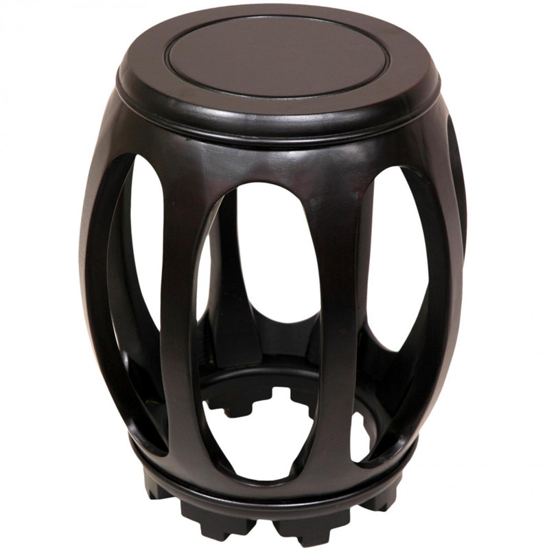 Exotic Rosewood Matte Lacquer Circular End Table
