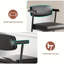 Upholstered Counter Stool with Metal Frame-1636493047