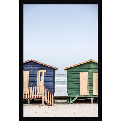 Popplewell "Blue and Green Huts" Print