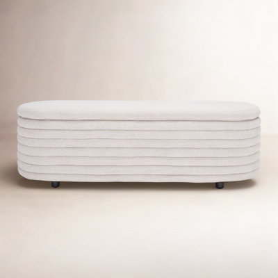 Delray Upholstered Flip Top Storage Bench